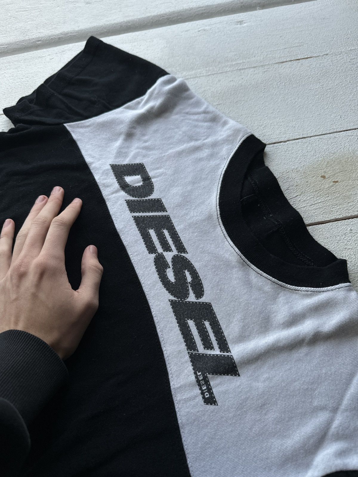 Diesel 🚨DIESEL AVANT GARDE ARCHIVE VINTAGE BIG LOGO T-SHIRT Y2K TEE Size US L / EU 52-54 / 3 - 6 Thumbnail