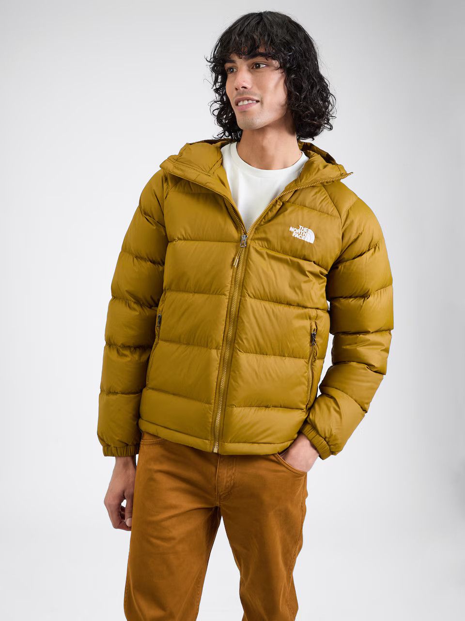 The North Face o1s22i1n1124 Hooded Down Jacket in Mustard Size US XL / EU 56 / 4 - 2 Thumbnail