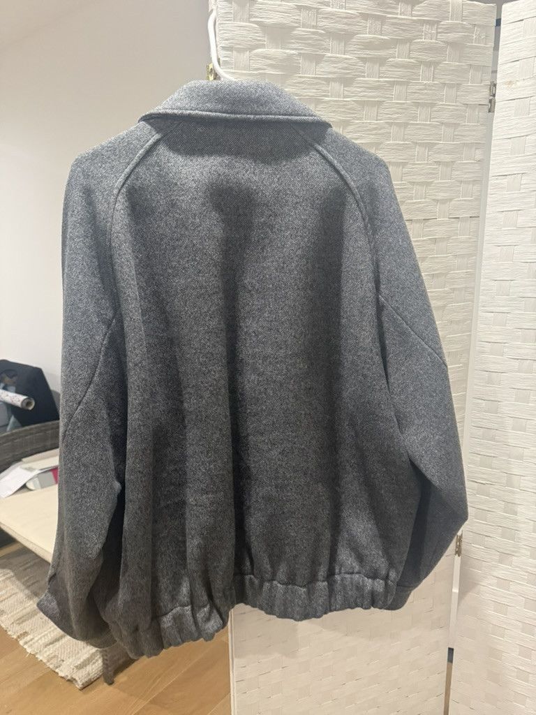 Other Blankroom Korean Wool / Cashmere Melange Gray Blouson Jacket Size US L / EU 52-54 / 3 - 3 Thumbnail