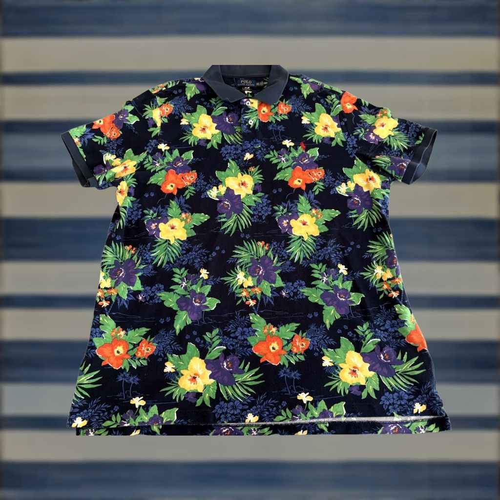Polo Ralph Lauren Polo Ralph Lauren Shirt Polo Floral Hawaiian Short Sleeve Mens 2XL Multicolor Shirt Hawaiian Mens 2XL Size US XXL / EU 58 / 5 - 1 Thumbnail