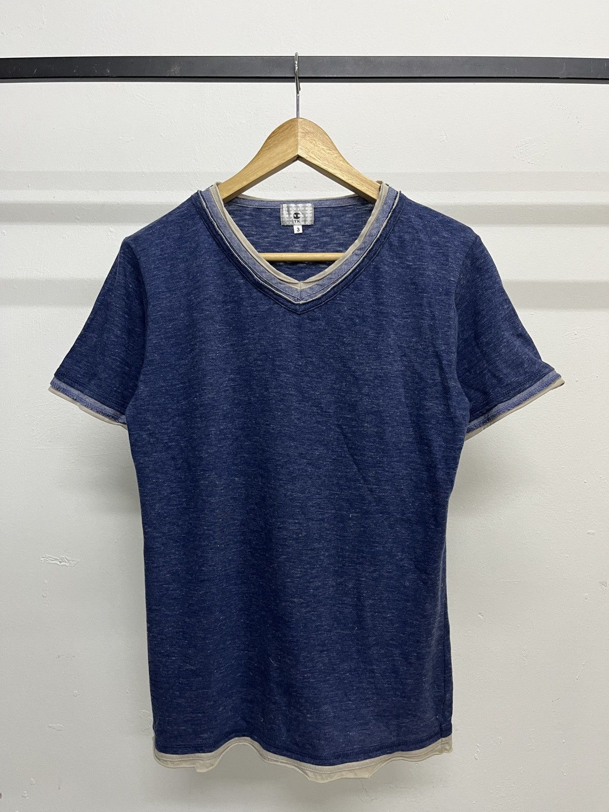 Visvim Takeo Kikuchi RRL Greg Lauren Inspired Indigo Slub Henley Size US M / EU 48-50 / 2 - 10 Thumbnail