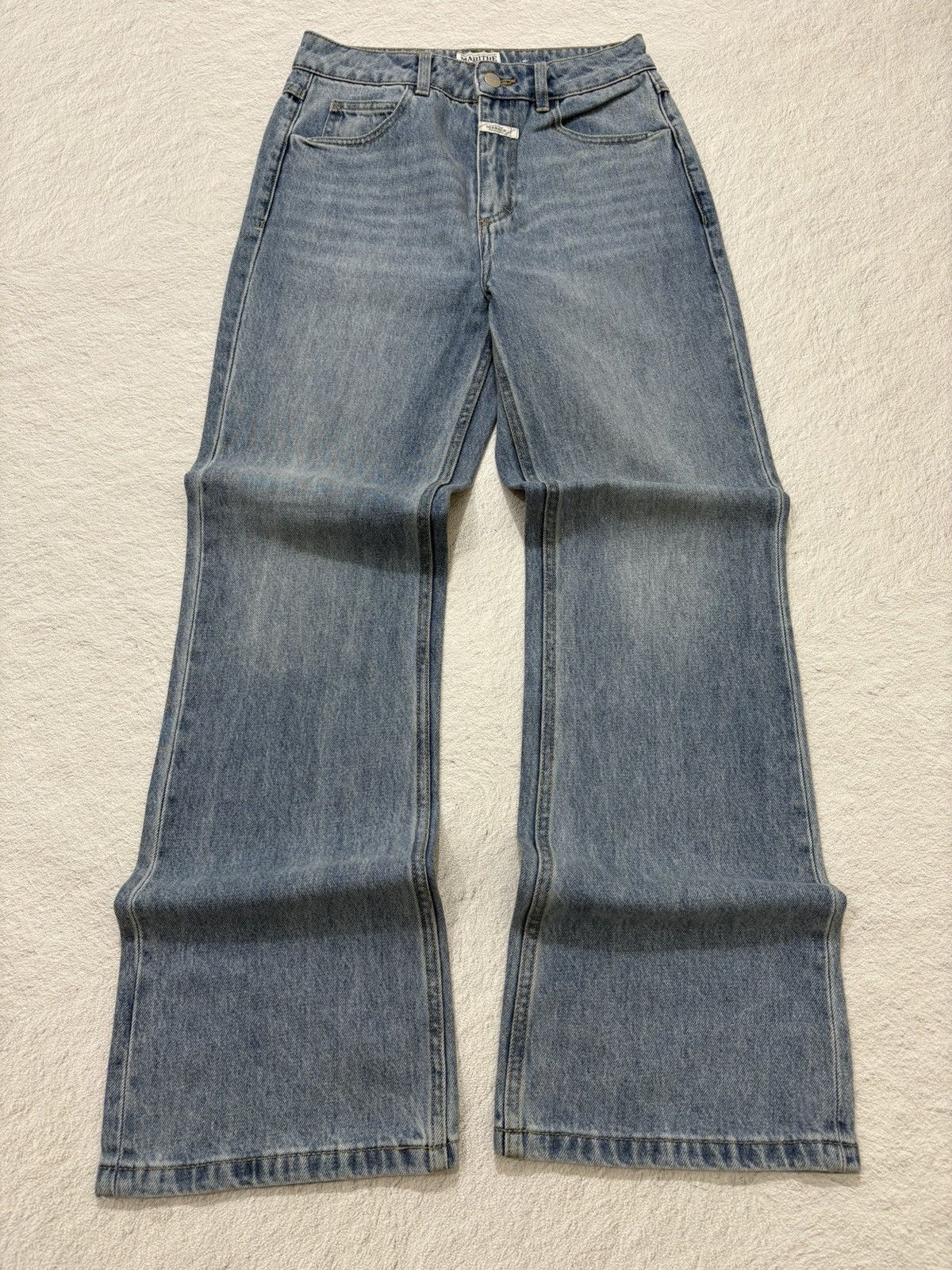 Marithe + Francois Girbaud 2000s Flared Marithe Francois girbaud Denim pants y2k syle Size US 26 / EU 42 - 1 Thumbnail