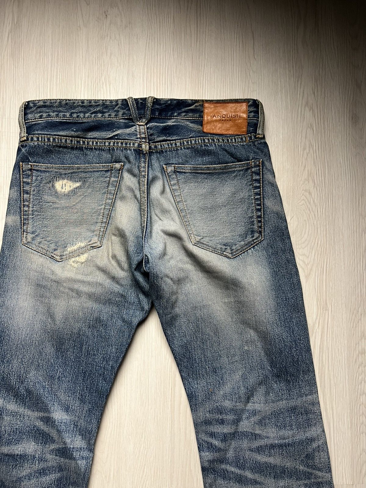 Japanese Brand Vanquish Distressed Boro Bootcut Jeans Kapital Boro Inspired Size US 30 / EU 46 - 5 Thumbnail