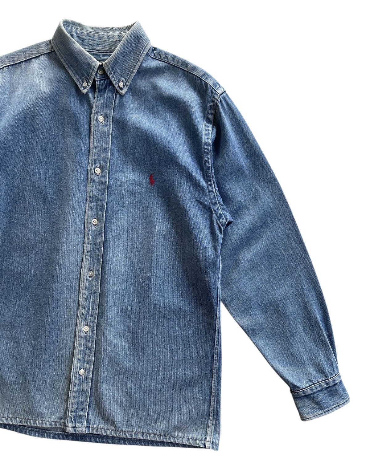 Polo Ralph Lauren Vintage Polo RL Country Denim Shirt Size US S / EU 44-46 / 1 - 7 Thumbnail