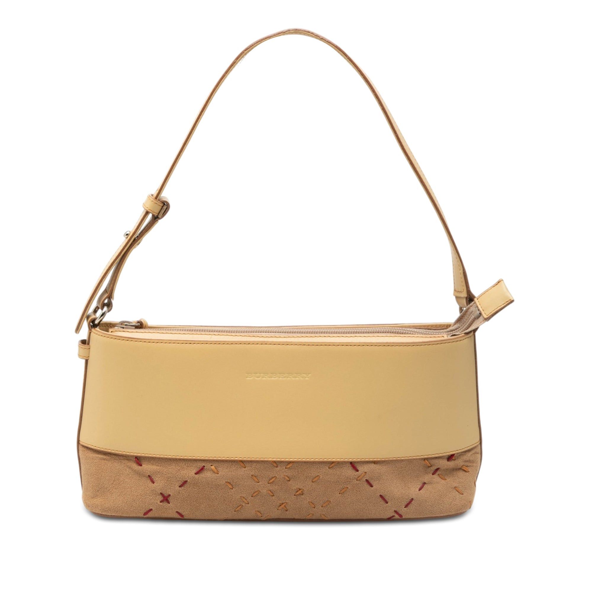 Burberry Calfskin and Suede Stitch Shoulder Bag Size ONE SIZE - 1 Thumbnail