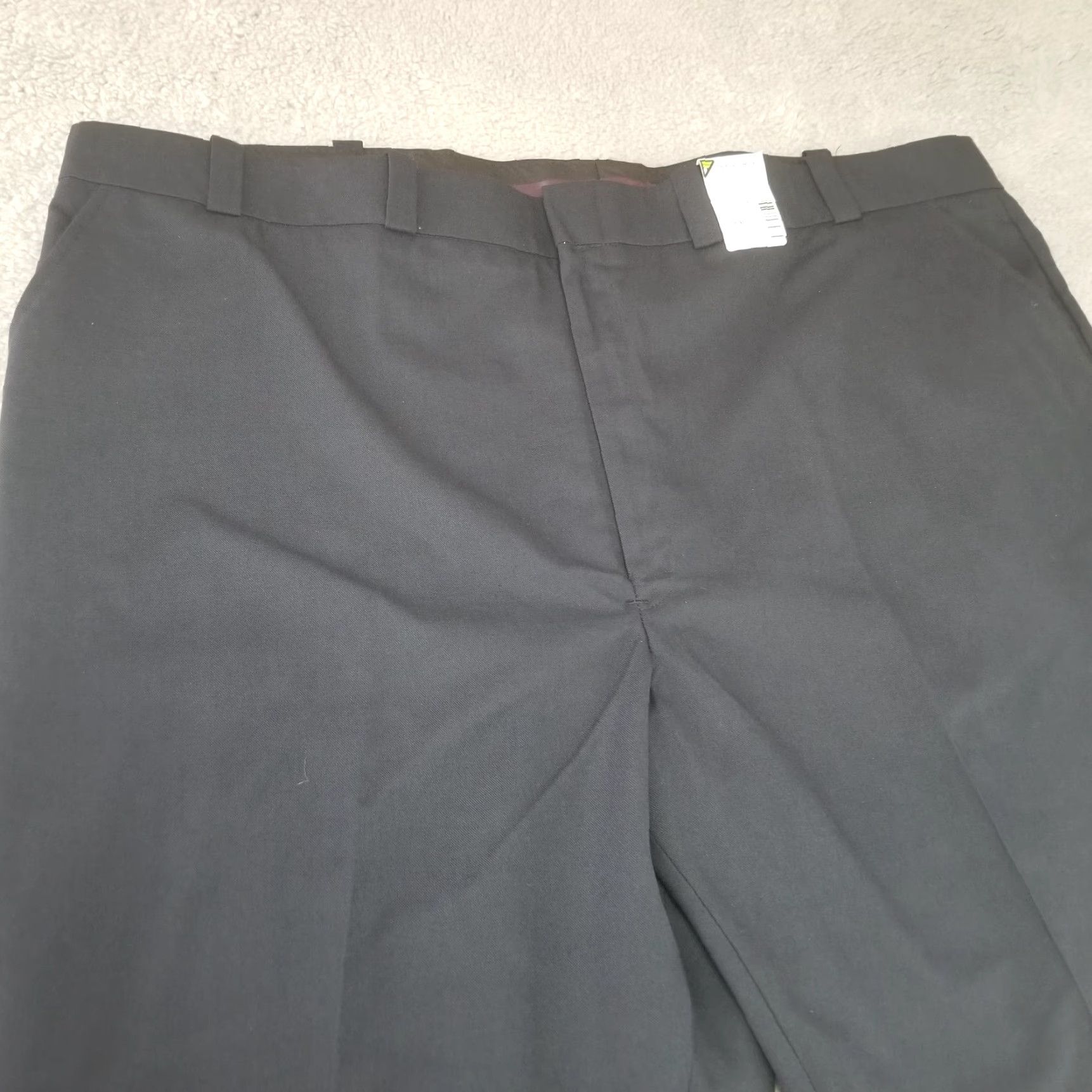 Vintage Horace Small Horace Pants Mens 52x28 Navy Work Pants Flat Front Slacks Blue Police EMT Firefighter Uniform Slacks MPN TA2286 Size US 36 / EU 52 - 3 Thumbnail