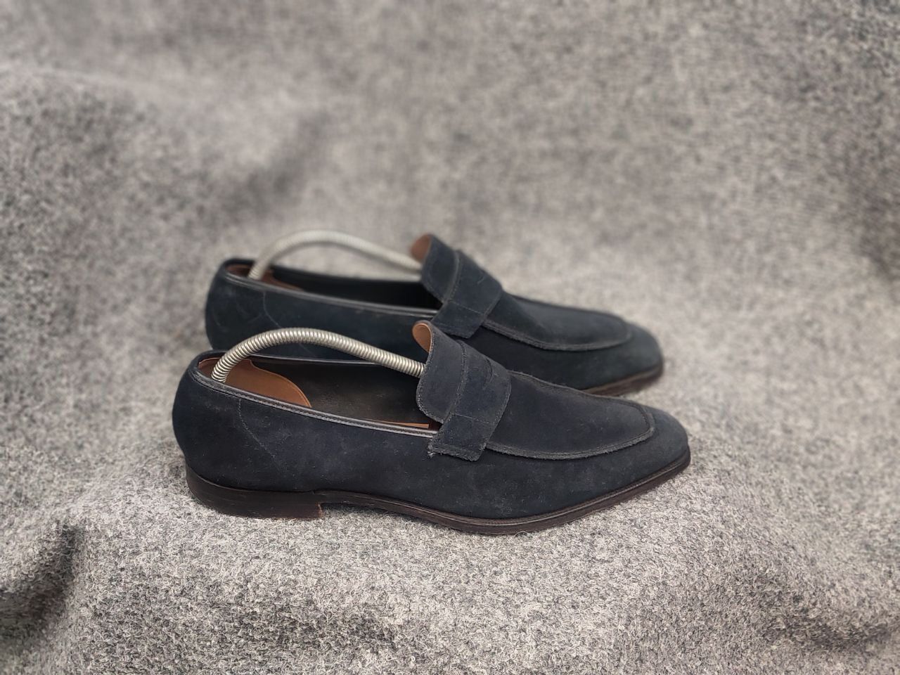 George Cleverley George Cleverley HandMad suede Leather Classic penny Loafers Size US 11 / EU 44 - 2 Thumbnail