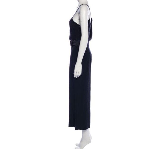Other Cushnie Black Asymmetrical Top Jumpsuit Size 27" / US 4 / IT 40 - 2 Thumbnail