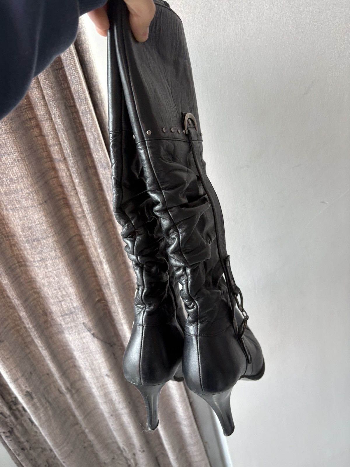 Vintage y2k leather boots Size US 7.5 / IT 37.5 - 14 Thumbnail