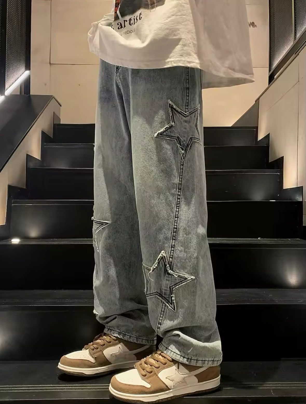 Japanese Brand Youth Streetwear Denim Trousers Size US 34 / EU 50 - 5 Thumbnail