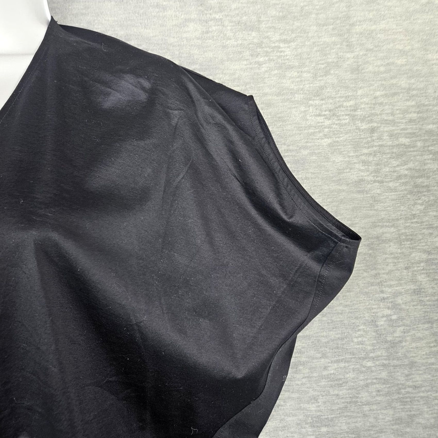 Cos COS Women's Black V-neck Short Sleeve Batwing Casual Top XS Size XS / US 0-2 / IT 36-38 - 3 Thumbnail