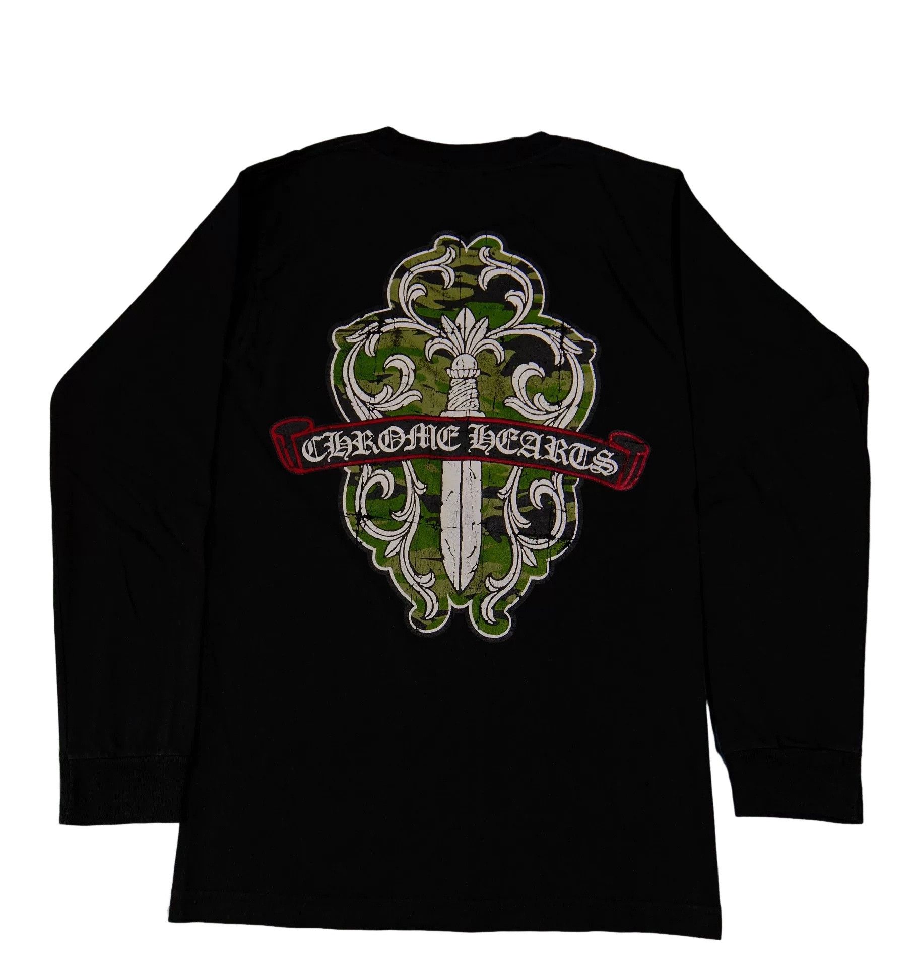 Chrome Hearts Chrome Hearts Camo Dagger Long Sleeve S Size US S / EU 44-46 / 1 - 1 Thumbnail