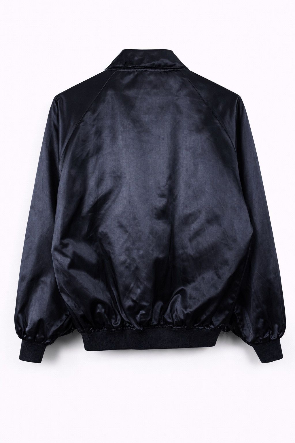Vintage Vintage CLOVER Satin Coach Jacket Tennis Team Style Silver Size US M / EU 48-50 / 2 - 4 Thumbnail