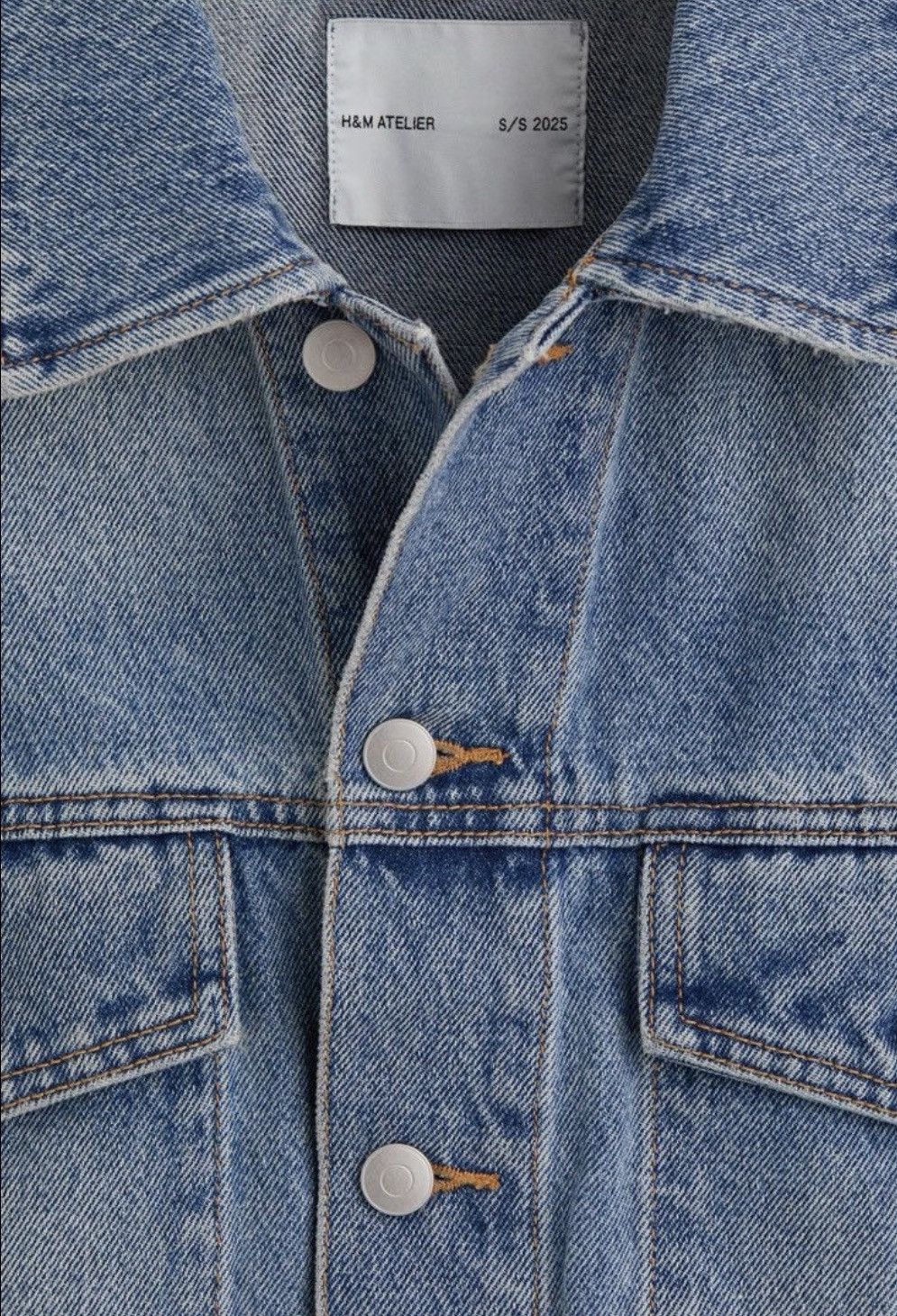 H&M H&M Atelier cropped denim jacket (XL) Size US XL / EU 56 / 4 - 8 Thumbnail