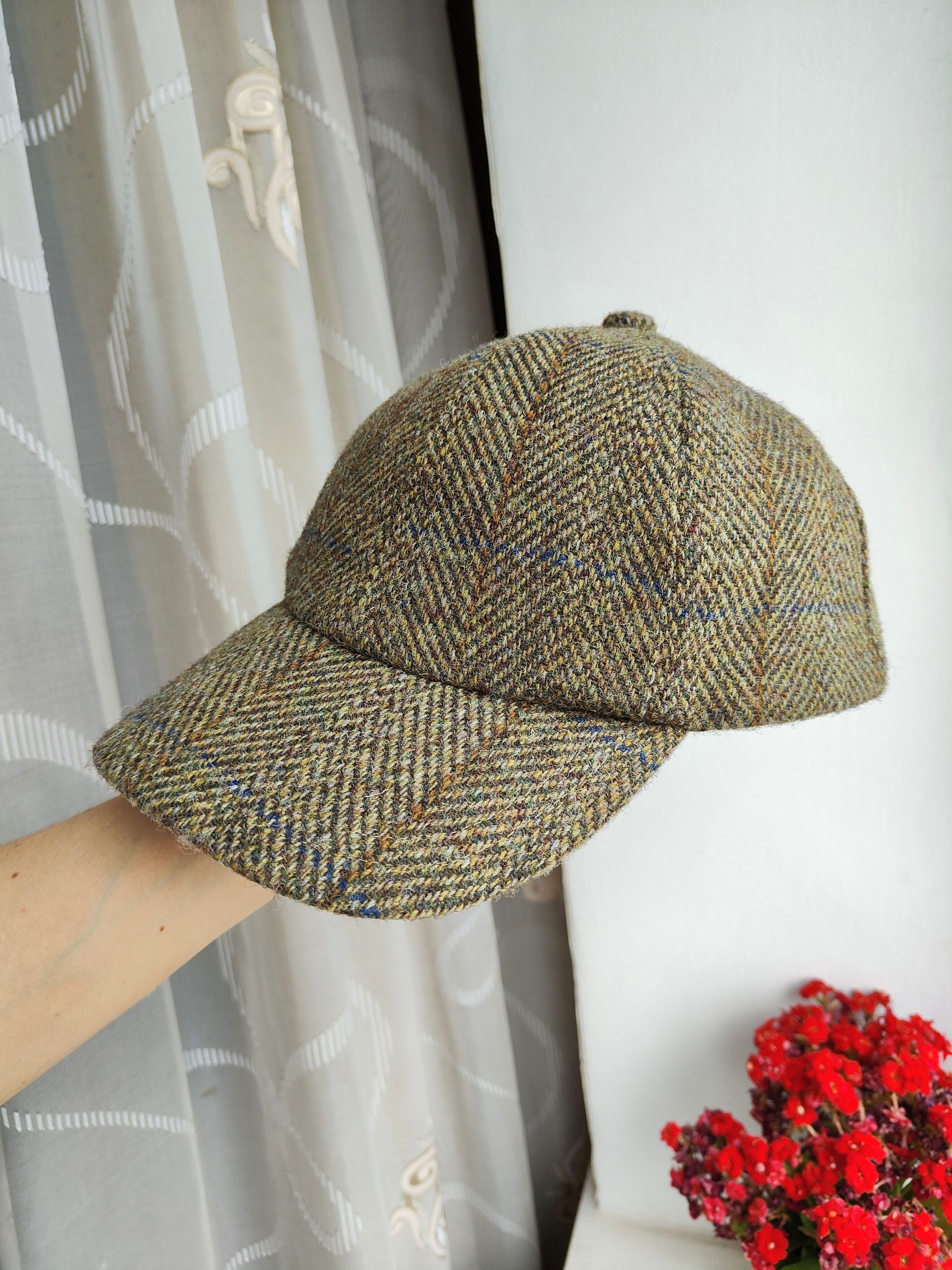 Harris Tweed Harris Tweed Woolen Cap Harris Tweed Hat Size ONE SIZE - 1 Thumbnail