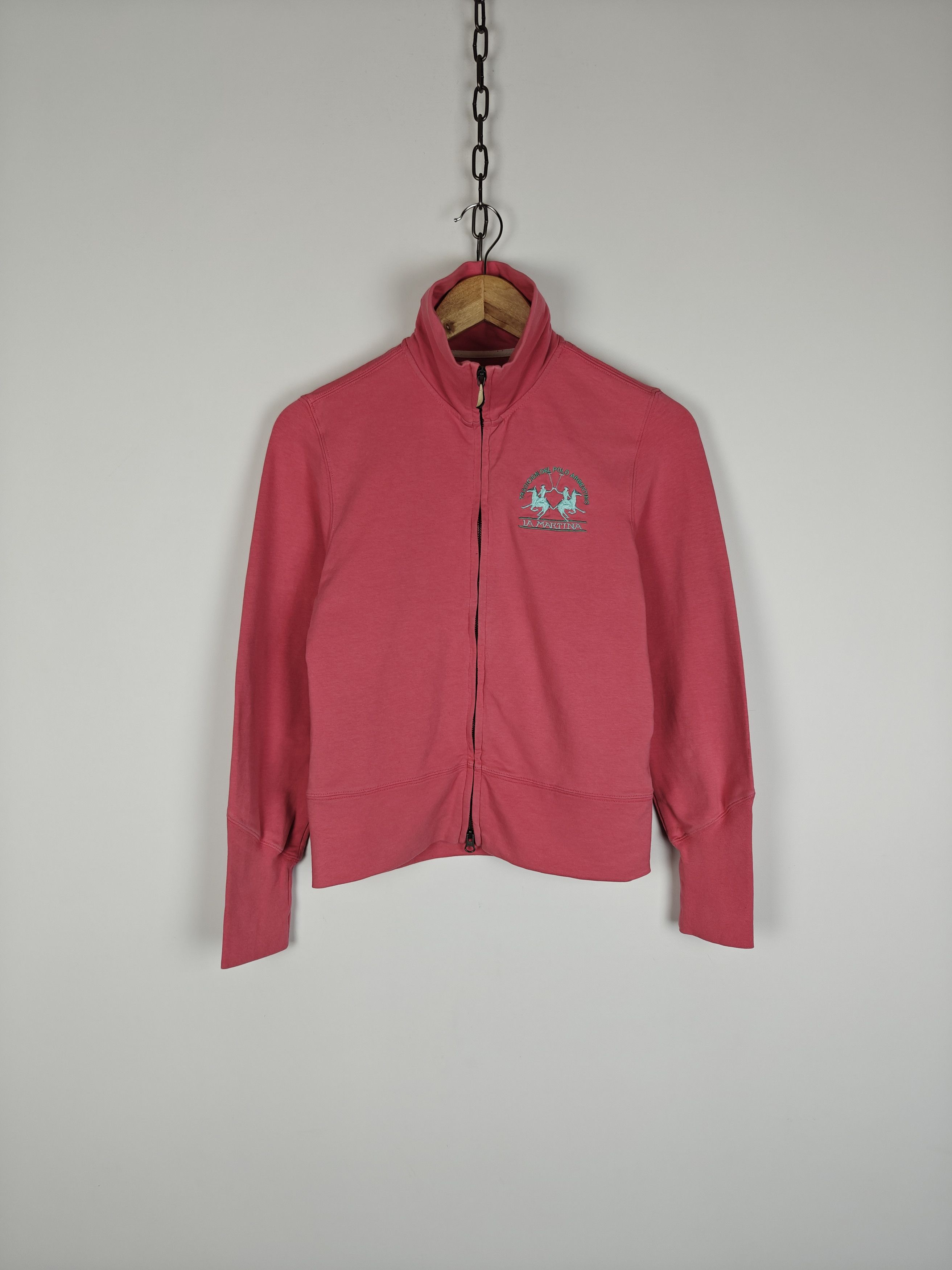 La Martina La Martina Track Top Jacket Zip Pink size M Size M / US 6-8 / IT 42-44 - 1 Thumbnail