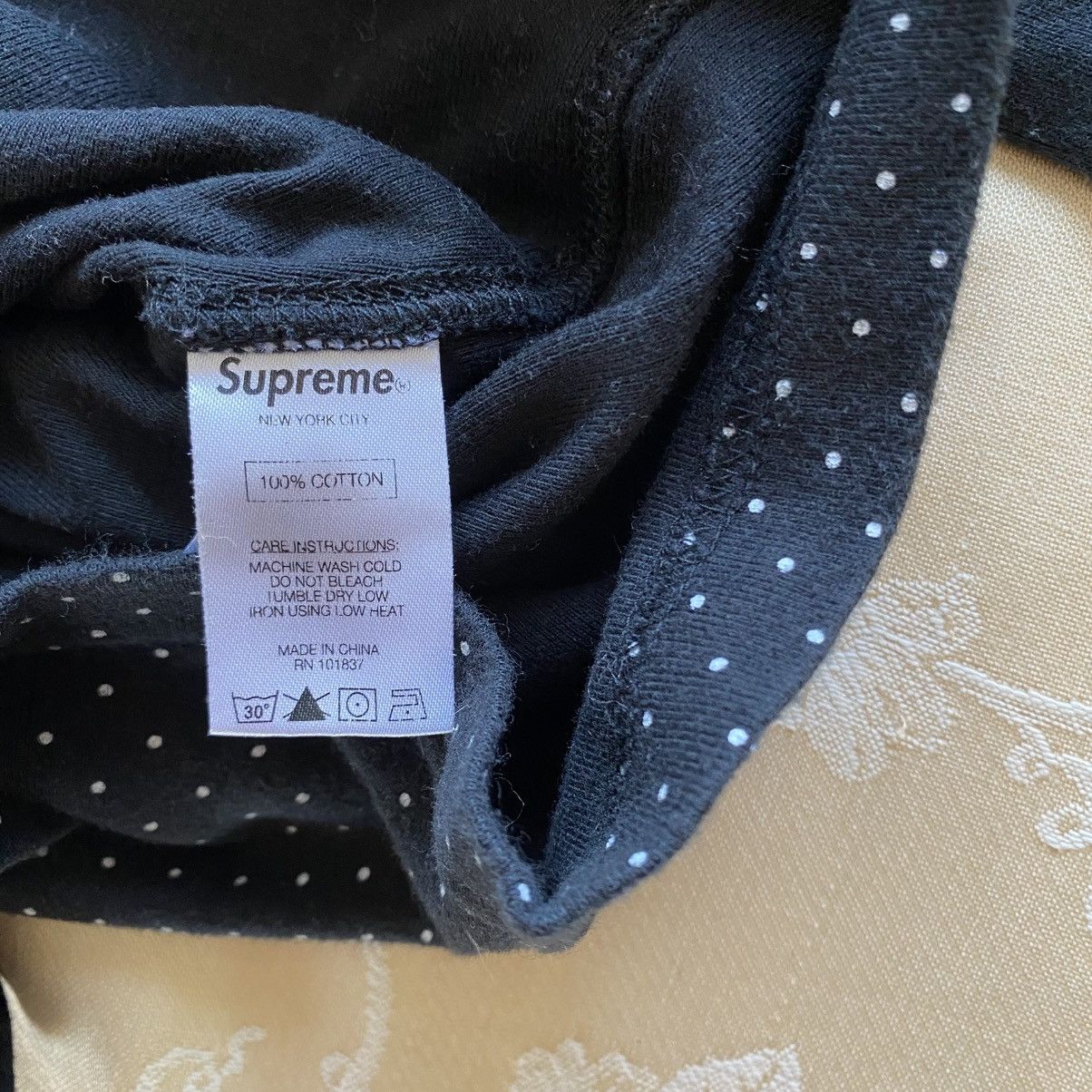 Supreme Supreme Polka Dot Thermal Henley 2013 Black Grunge Punk Y2K Size US M / EU 48-50 / 2 - 6 Thumbnail