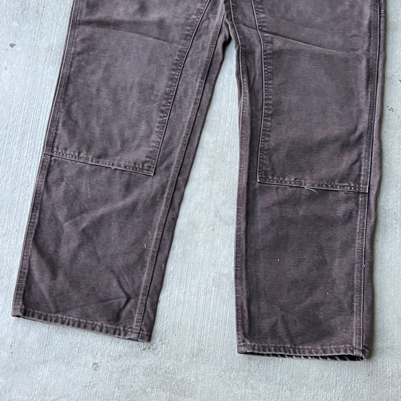 Carhartt × Vintage Carhartt brown double knee work wear carpenter pants Size US 35 - 4 Thumbnail