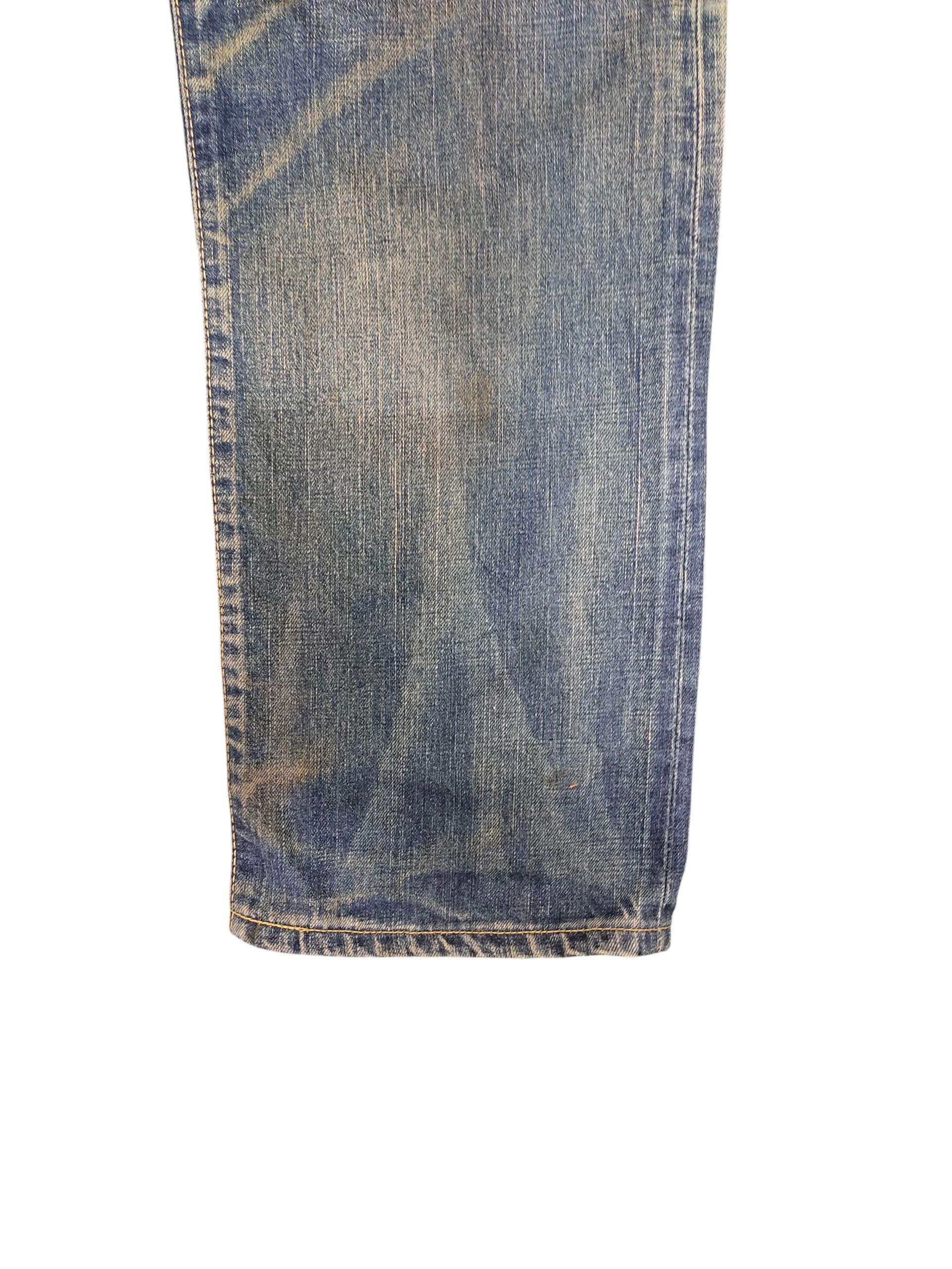 Kapital Vintage Edwin 505Z Selvage Clawmark Distress Denim Jeans Size US 35 - 5 Thumbnail