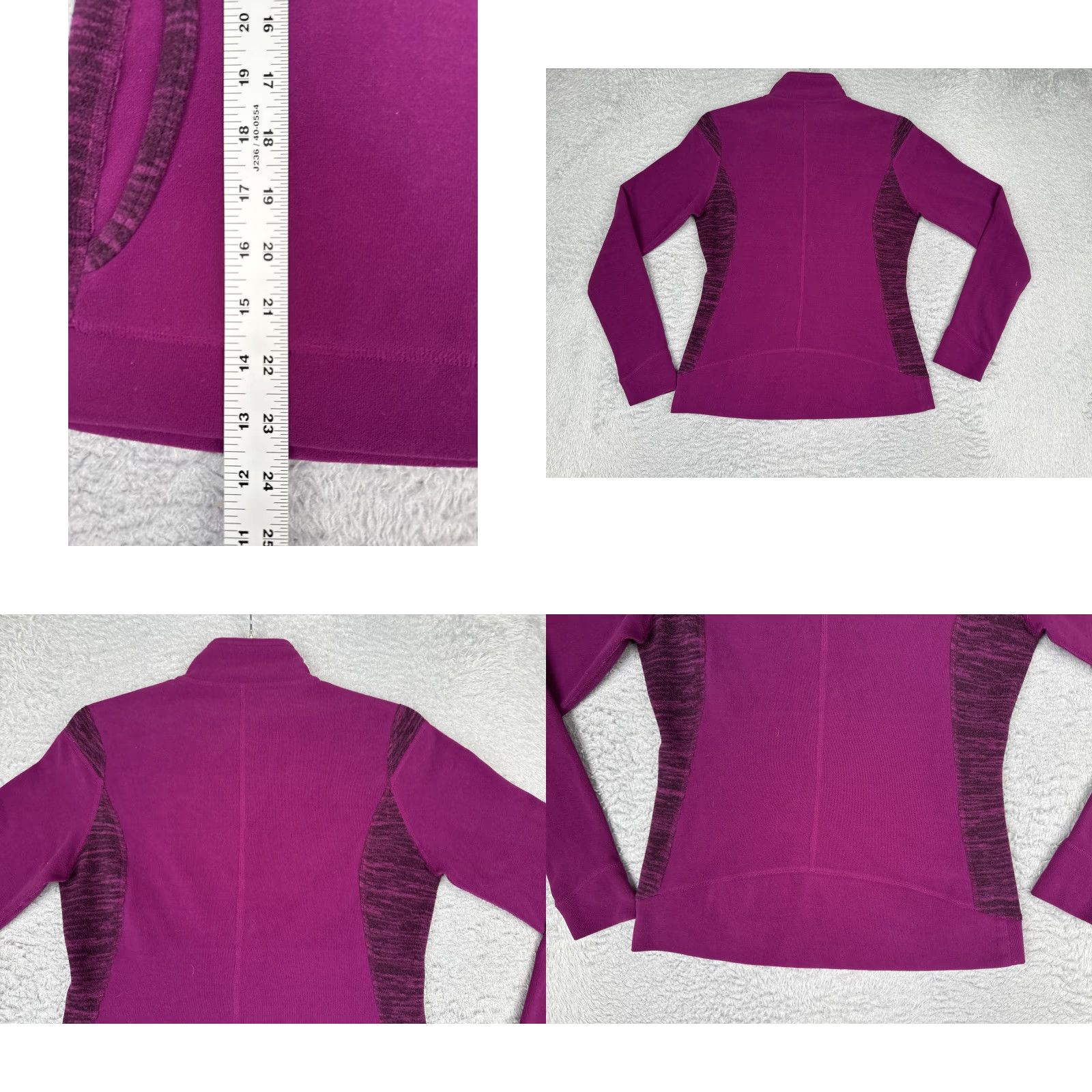 The North Face The North Face Sweater Womens XS Purple Fleece Henley Snap Pockets Mock Neck Raglan Slim Pullover Casual Winter Snow Ski Travel Size XS / US 0-2 / IT 36-38 - 9 Thumbnail