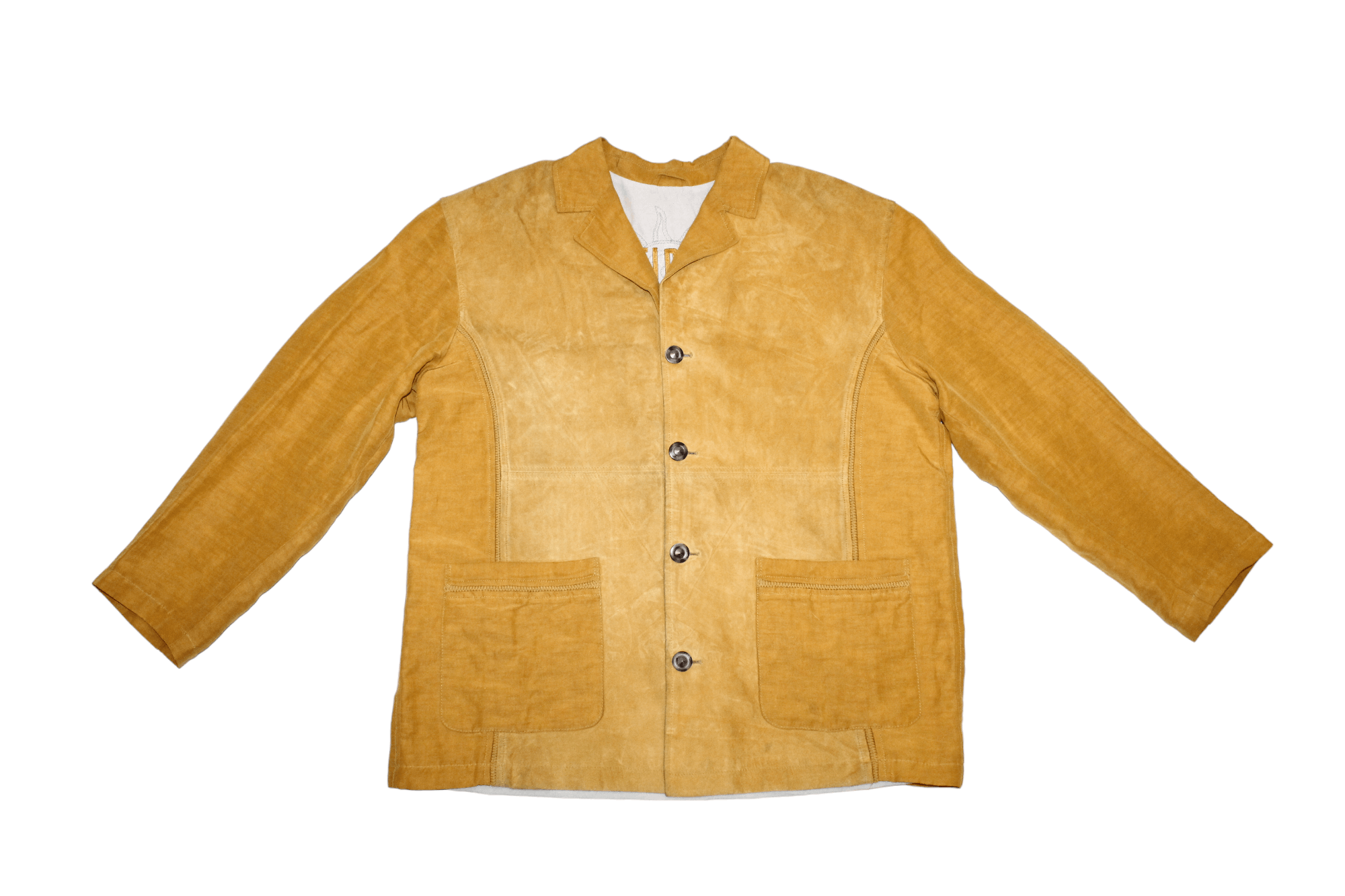 Vintage 90s Seldom by Francois Martin Suede Leather Chore Jacket Size US XXL / EU 58 / 5 - 6 Thumbnail
