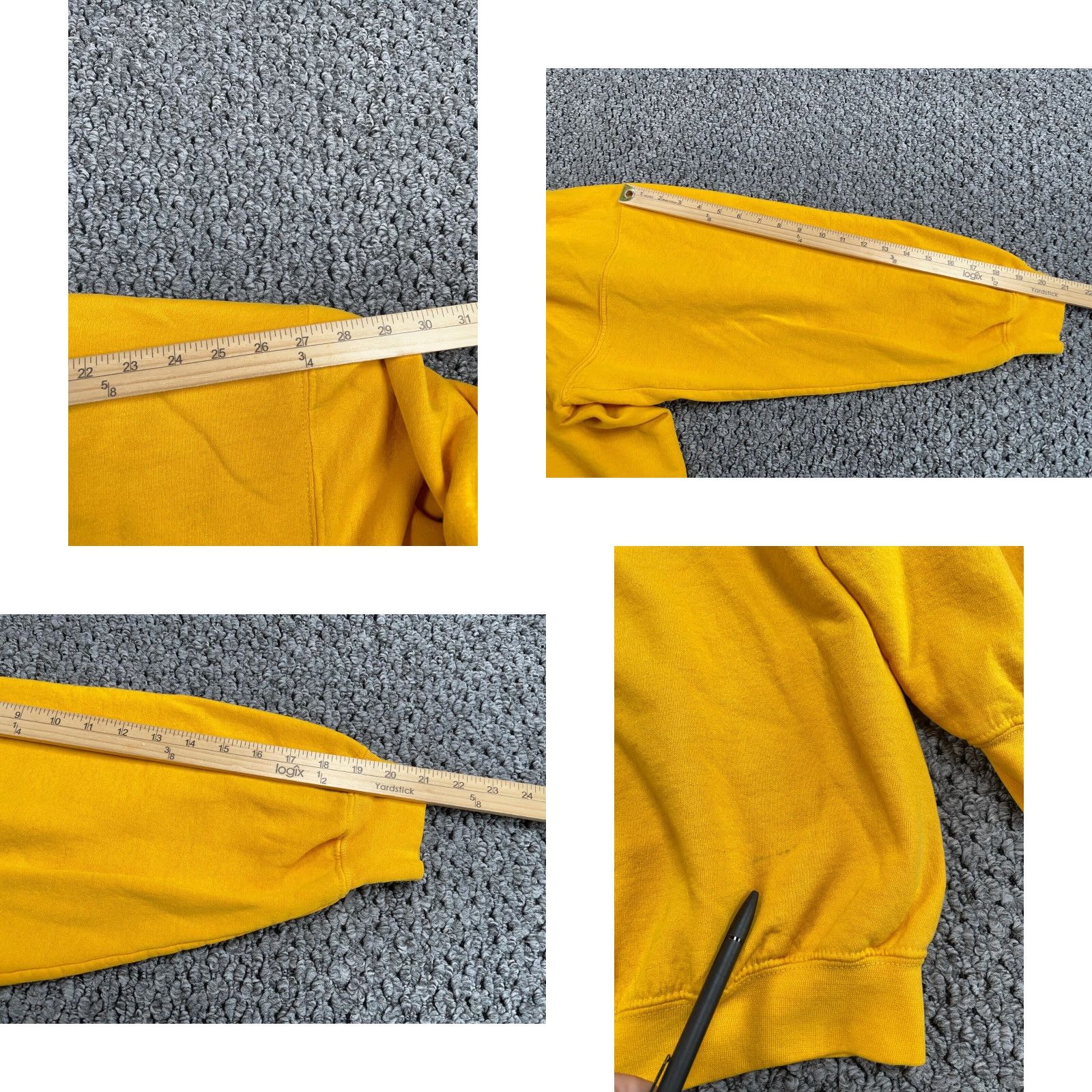 Vintage VINTAGE School Bus Graphic Sweatshirt Adult 2XL Yellow Heavyweight Retro Mens Size US XXL / EU 58 / 5 - 8 Thumbnail
