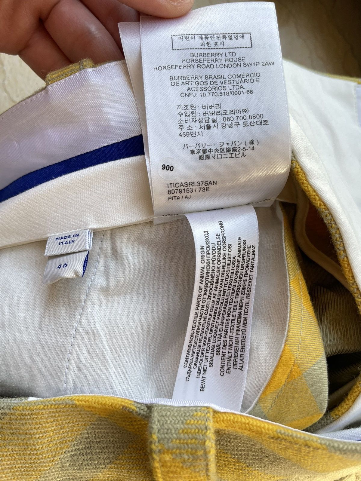 Burberry Burberry runway wool trouser by Daniel Lee Size US 30 / EU 46 - 10 Thumbnail