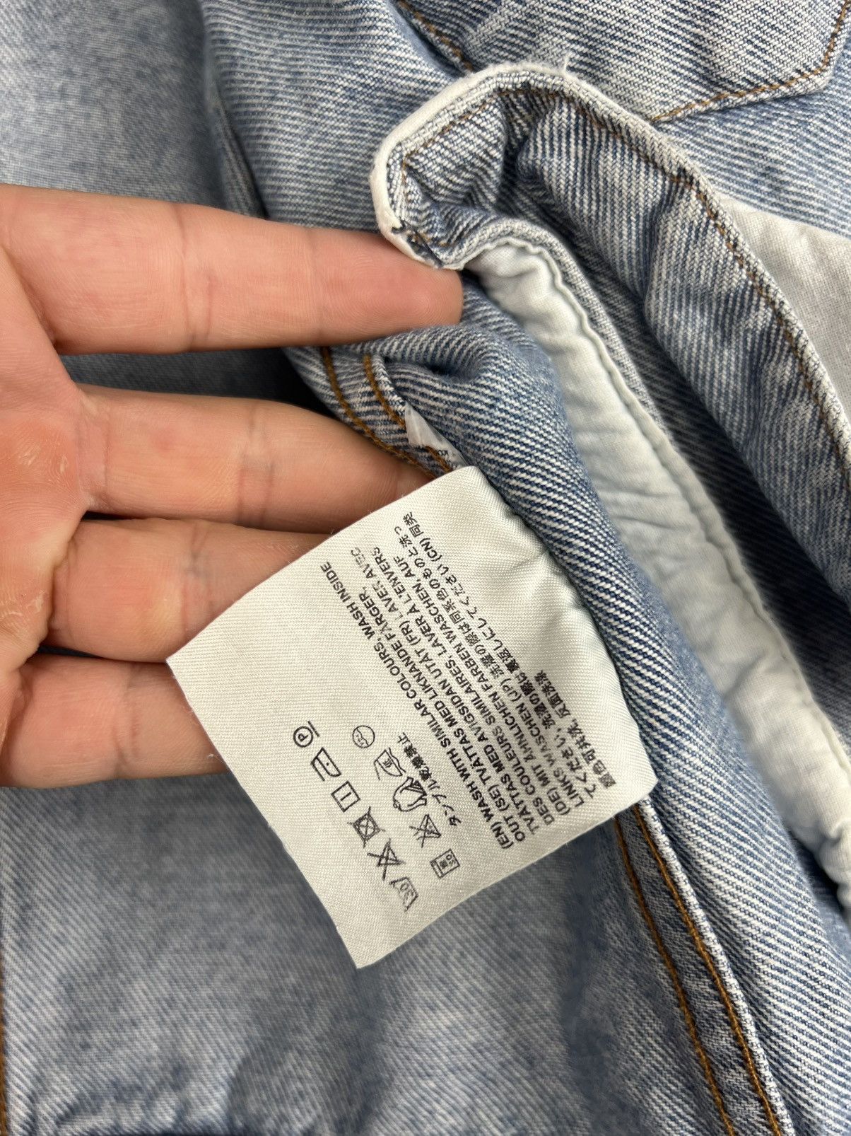 Acne Studios Acne Studios Women’s Lab Nt Mid Vtg Denim Jacket Size 34 Size XXS / US 00 / IT 34 - 18 Thumbnail