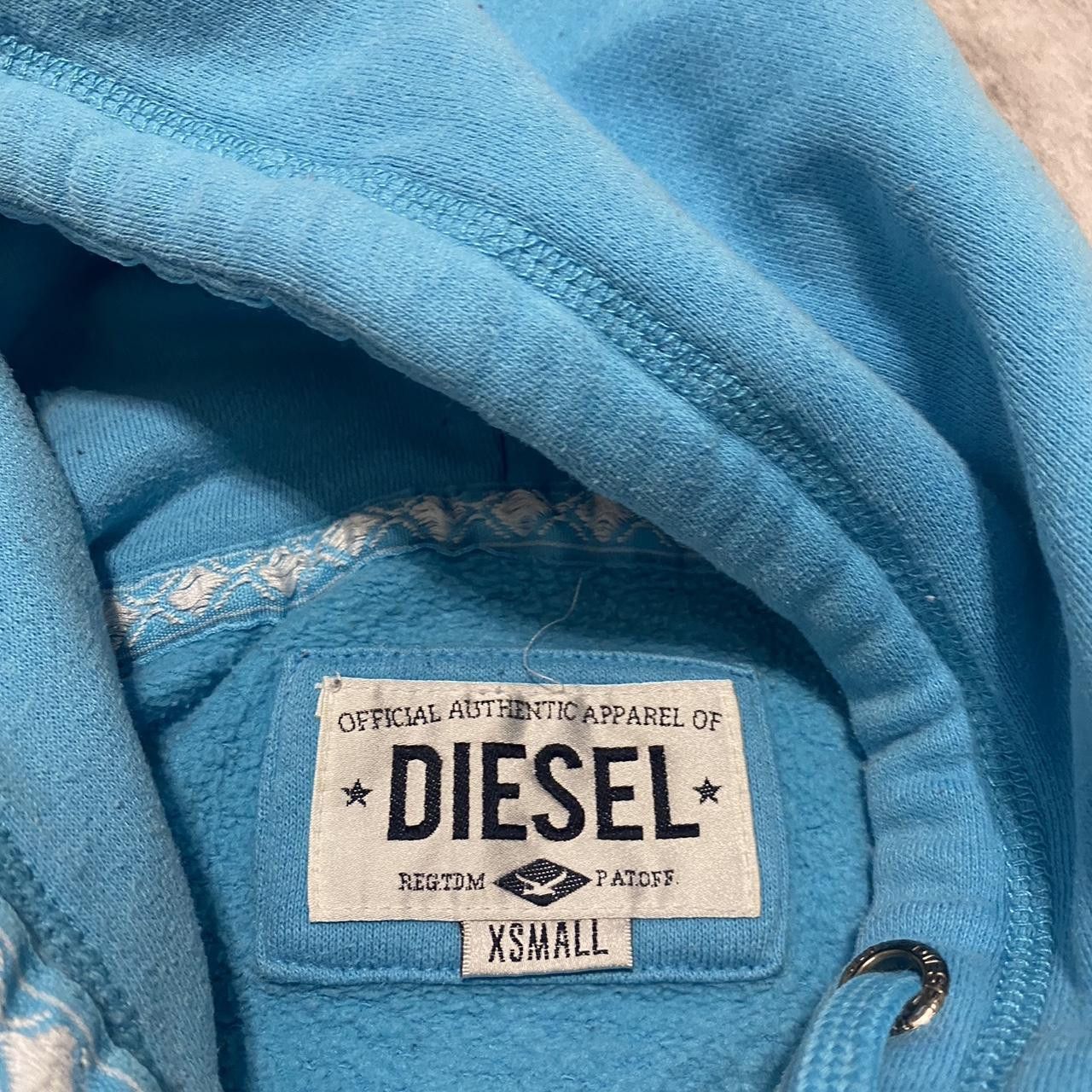 Diesel Diesel ZIP Hoodie Boxy Vintage y2k rap hip hop Size US XS / EU 42 / 0 - 4 Thumbnail
