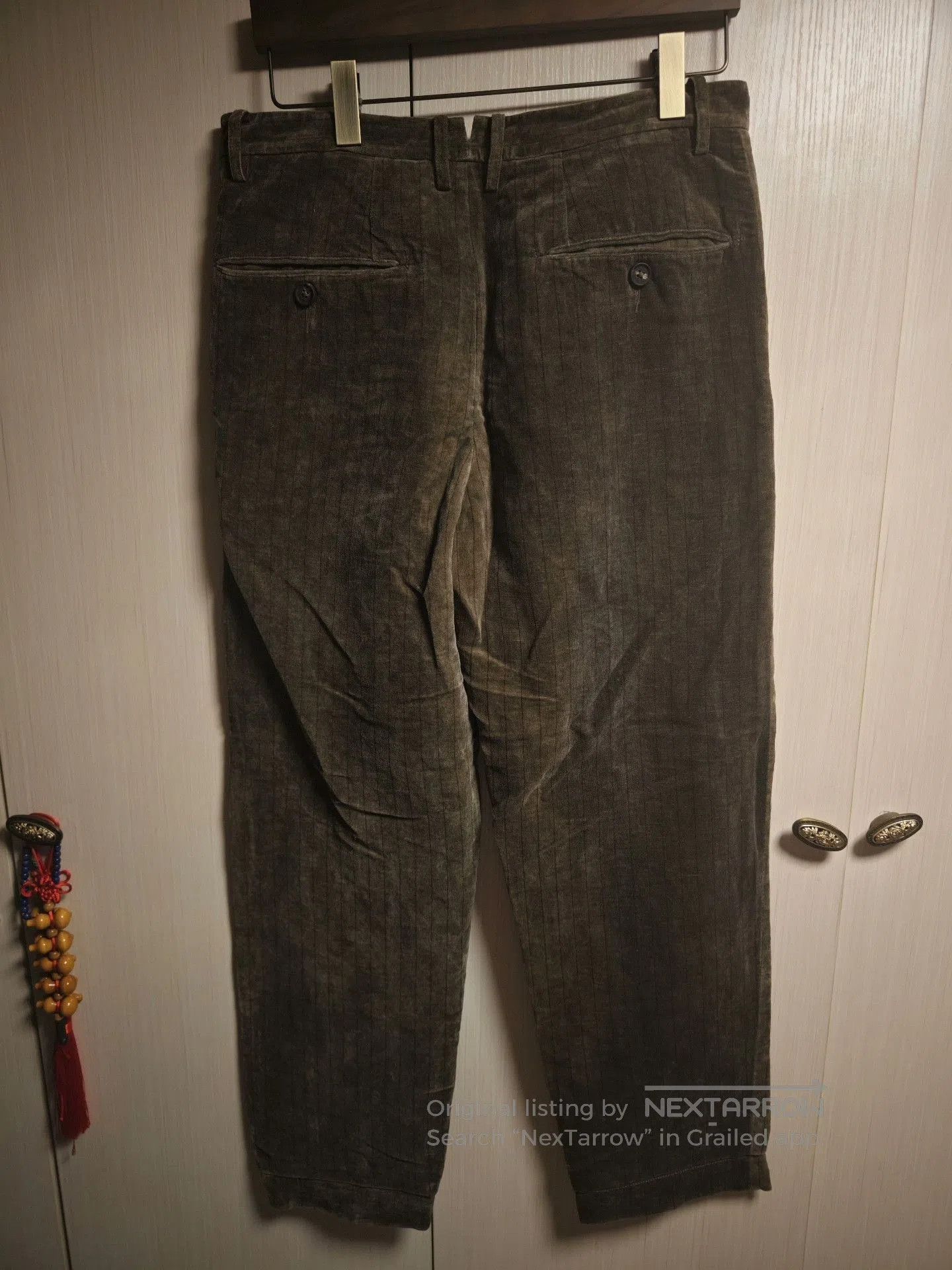 Ziggy Chen ziggy chen velvet green trousers size 48. Size US 38 / EU 54 - 3 Thumbnail