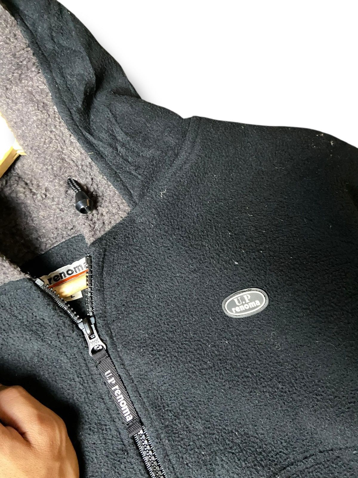 Japanese Brand × Renoma × Vintage RENOMA Brand Fleece Hooded Jacket (126) Size US L / EU 52-54 / 3 - 3 Thumbnail