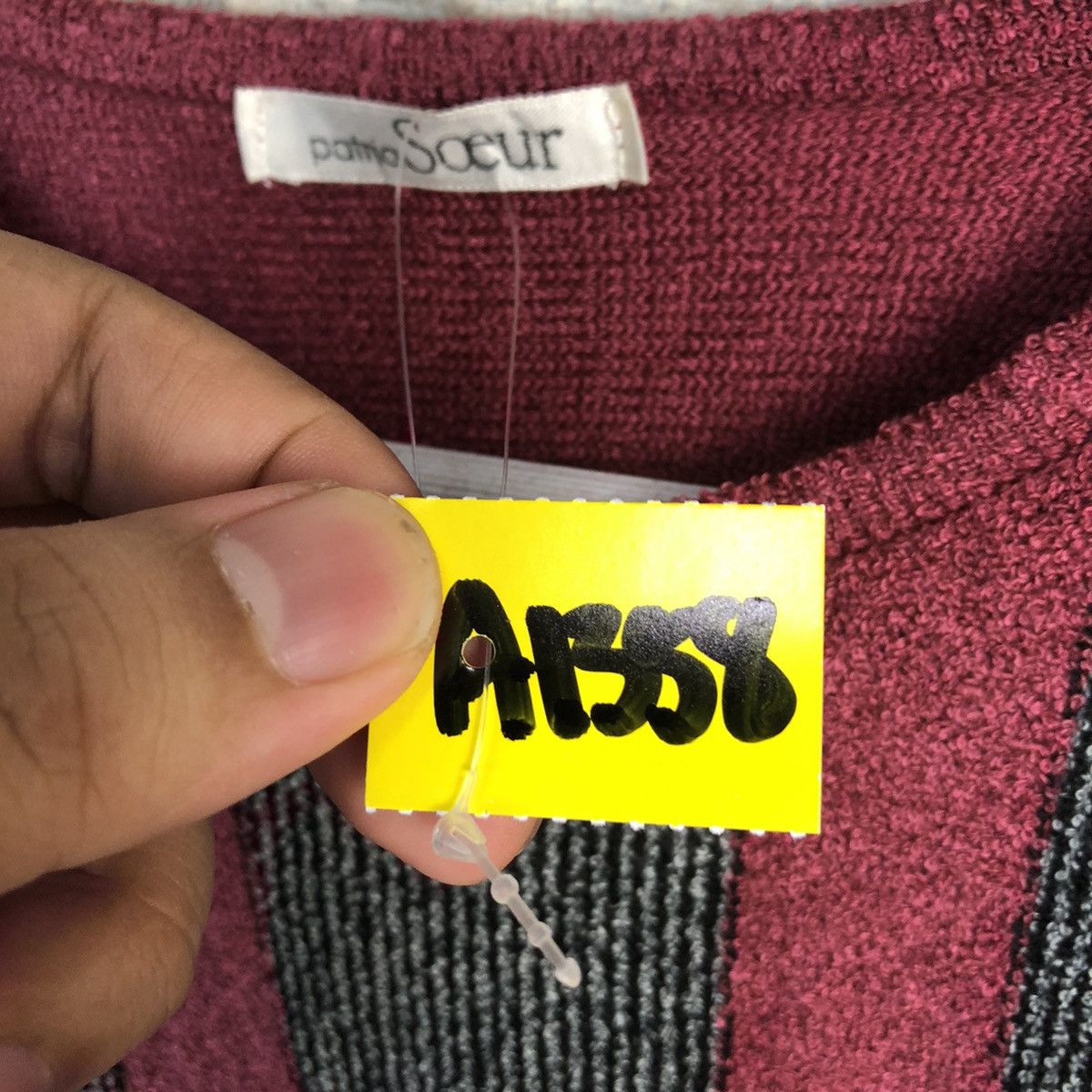 Homespun Knitwear × Japanese Brand Patria Soeur vintage Red Knitwear #A1358 Size S / US 4 / IT 40 - 10 Thumbnail