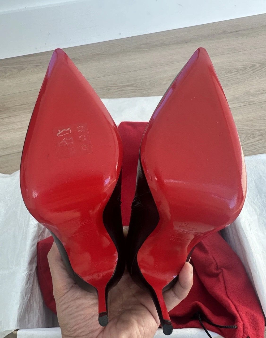 Christian Louboutin Christian Louboutin So Kate Bootie 100 Black Leather Size US 5.5 / IT 35.5 - 5 Thumbnail