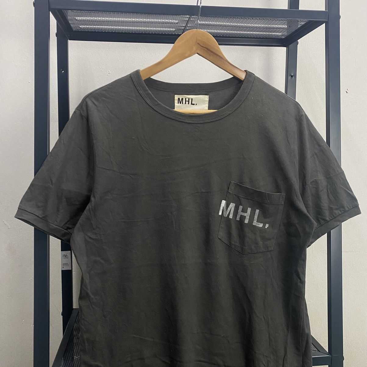 Designer × Margaret Howell Rare!! Margaret Howell MHL Spellout pocket tee Size US L / EU 52-54 / 3 - 3 Thumbnail