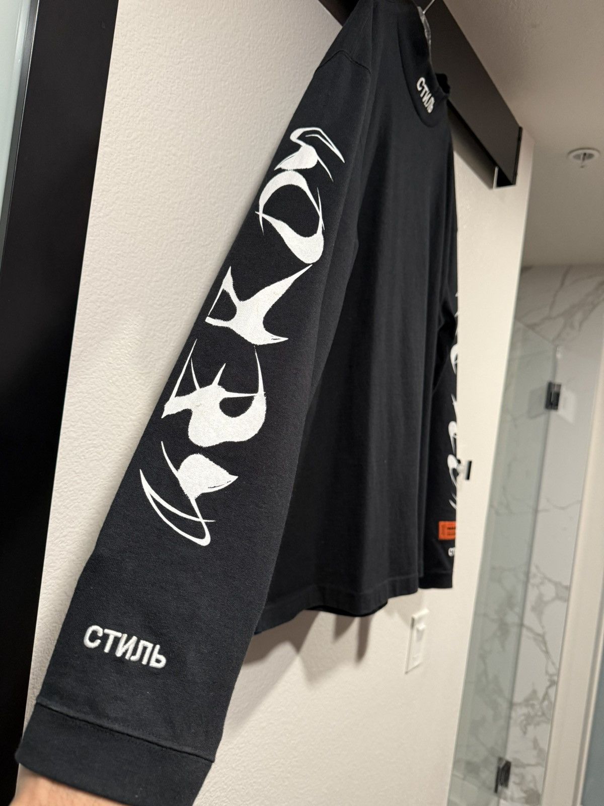 Heron Preston Heron Preston Mockneck Logo Detail L/S Tee Size US L / EU 52-54 / 3 - 2 Thumbnail