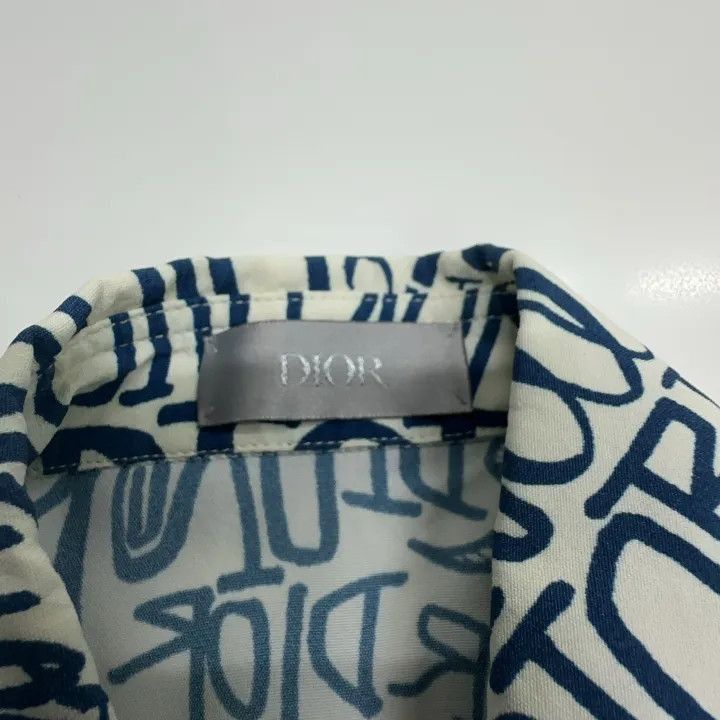 Dior Dior Dior Men’s Logo Print Long Sleeve Shirt 0079-2507 Size US M / EU 48-50 / 2 - 3 Thumbnail