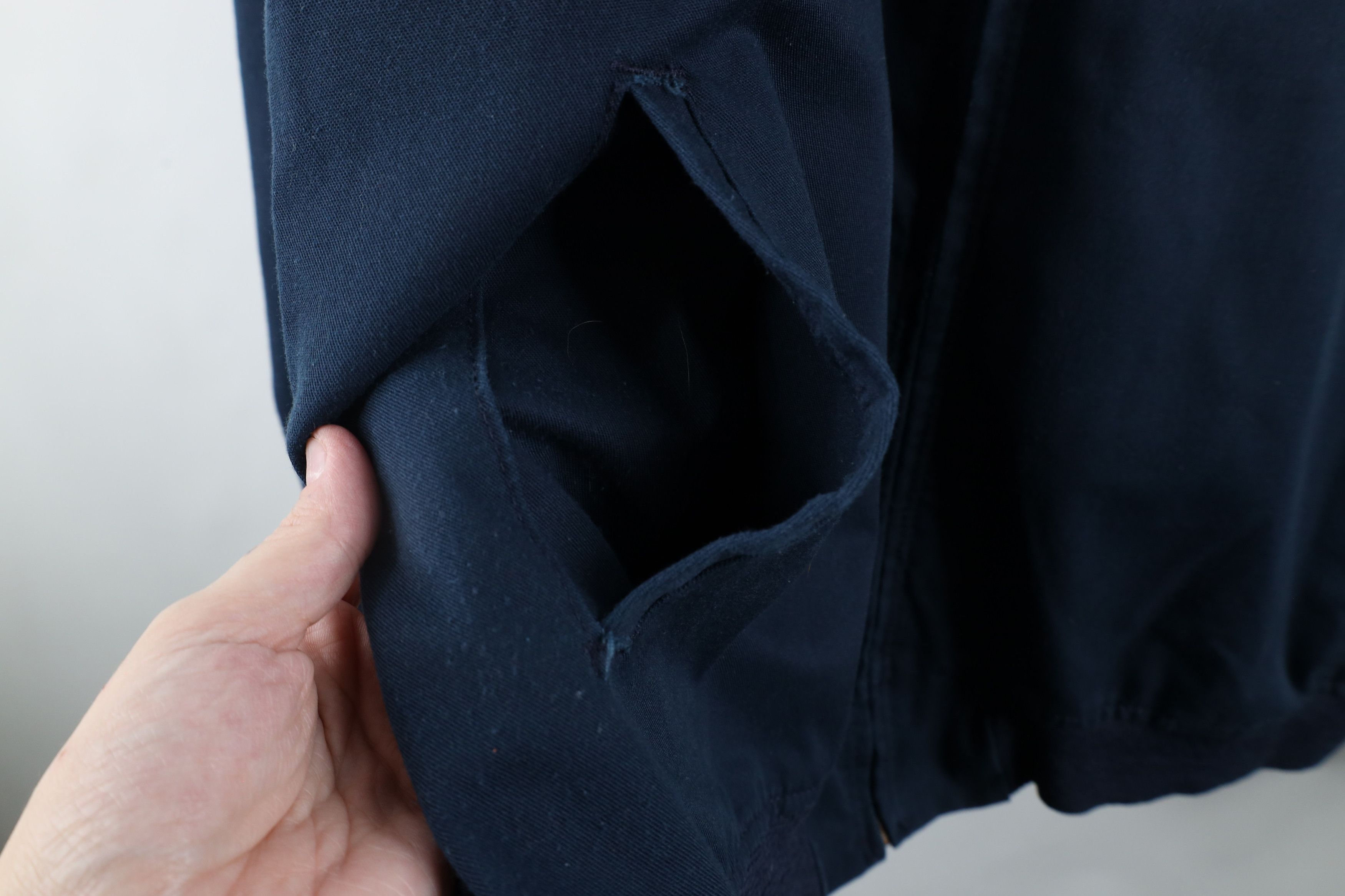 Vintage Vintage 90s Streetwear Workwear Mechanic Bomber Jacket Blue Size US XXL / EU 58 / 5 - 7 Thumbnail