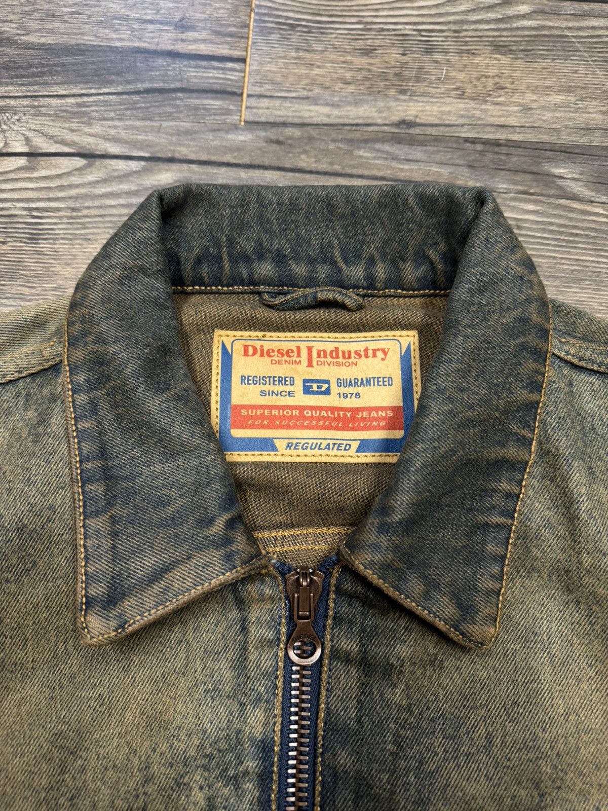 Diesel Diesel SSENSE Exclusive Denim Jacket Size US L / EU 52-54 / 3 - 4 Thumbnail