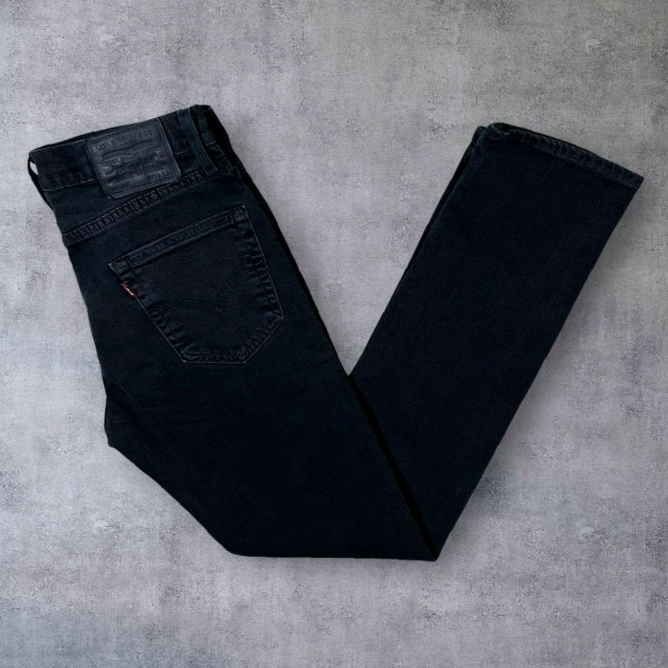 Levi's Levi's Lot 502 Premium Black Denim Slim Skinny Stretch Tapered Fit Jeans W29 L32 Size US 29 - 2 Thumbnail