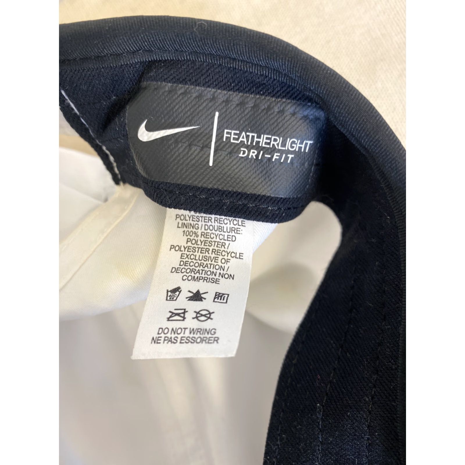 Nike Nike Baseball Cap Mens Adjustable Strap Back White Lightweight Golf Tennis Sports Hat Size ONE SIZE - 6 Thumbnail