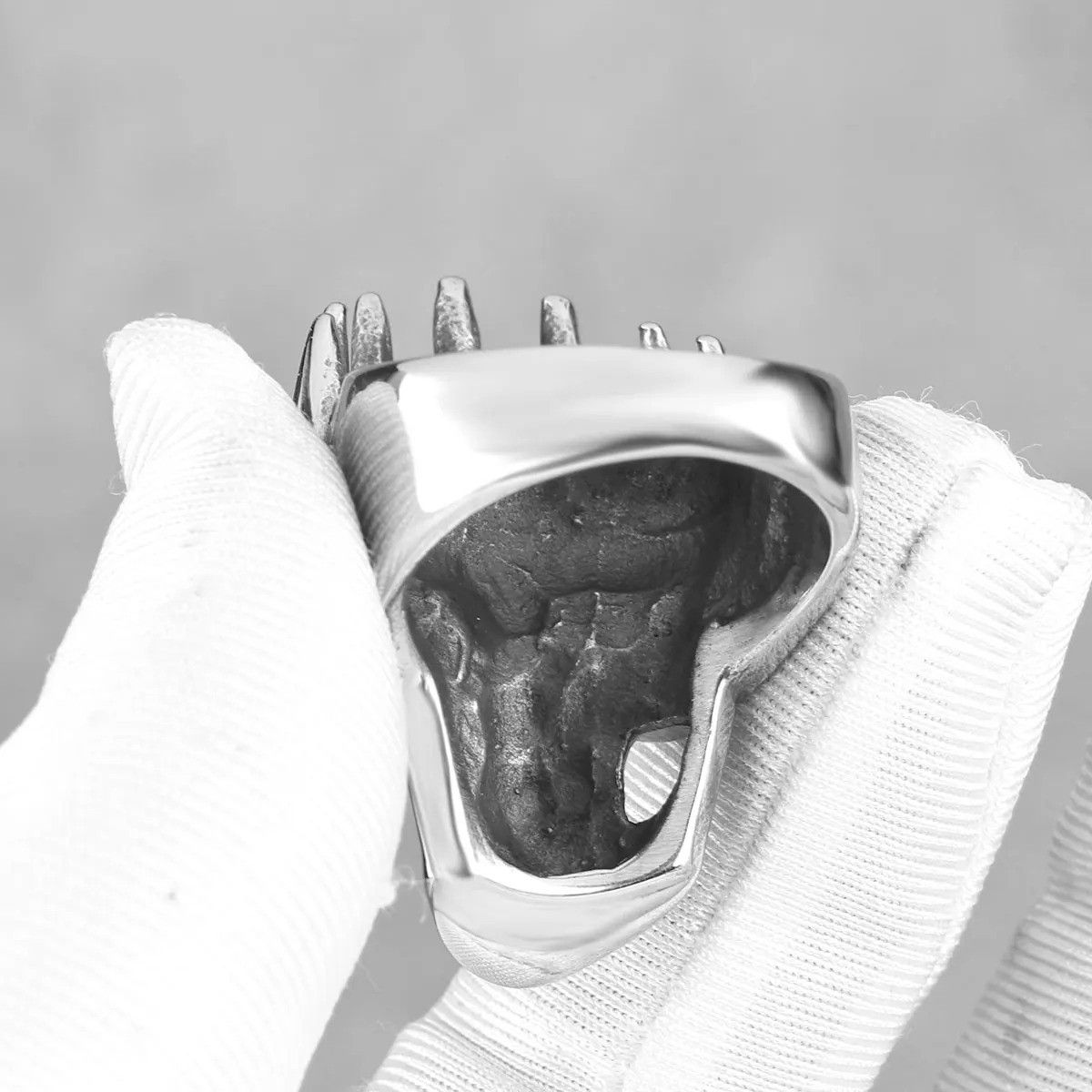 Vintage Viking Vintage Skull Ring Size 44 - 5 Thumbnail