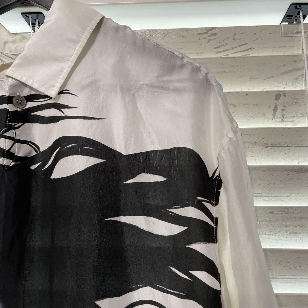 Yohji Yamamoto POUR HOMME 18ss Uchida Suzume collab silk shirts HW-B28-422 Size US L / EU 52-54 / 3 - 5 Thumbnail