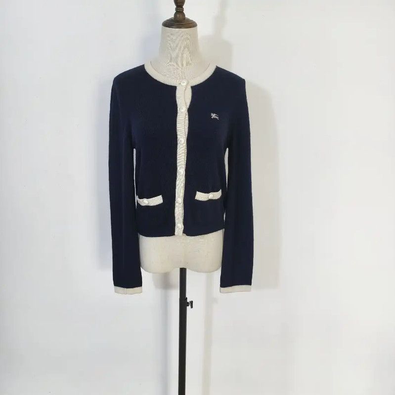 Burberry Burberry Knitted Wool Blend Long Sleeve Cardigan Size M / US 6-8 / IT 42-44 - 1 Thumbnail