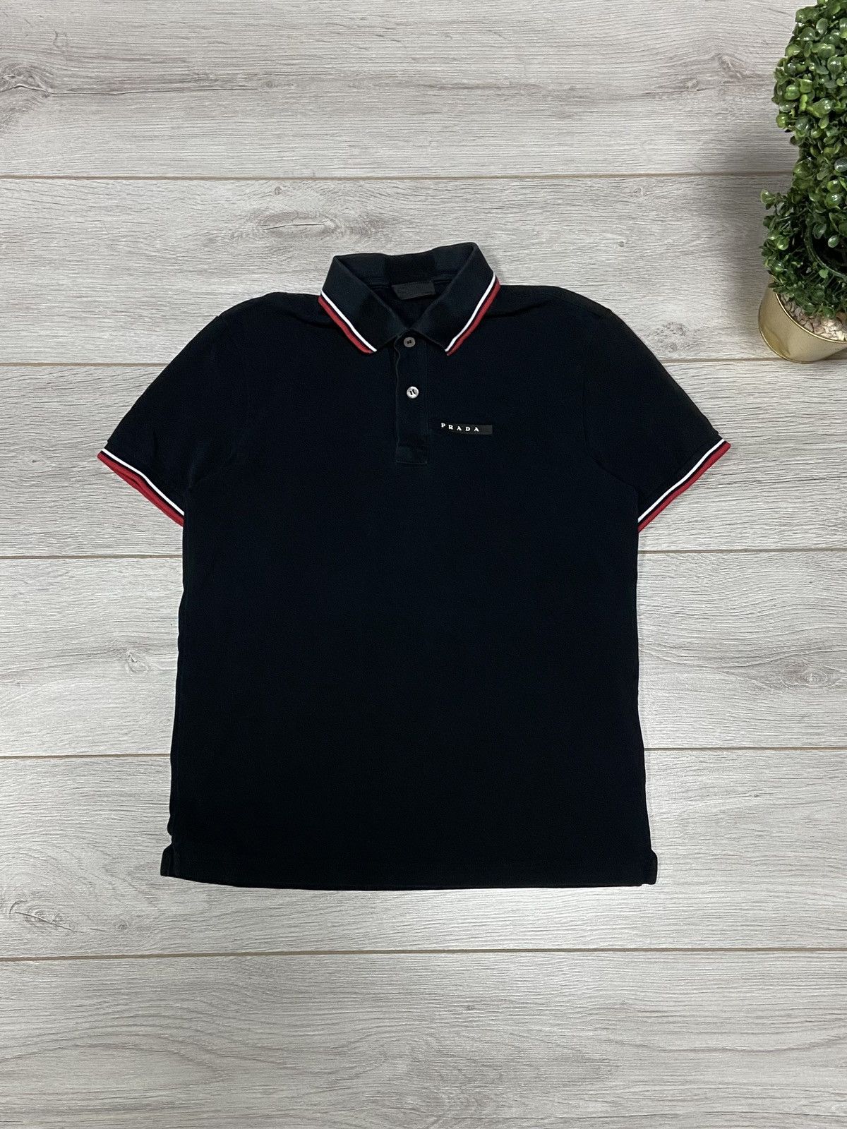 Prada Prada red tab vintage polo Size US S / EU 44-46 / 1 - 1 Thumbnail