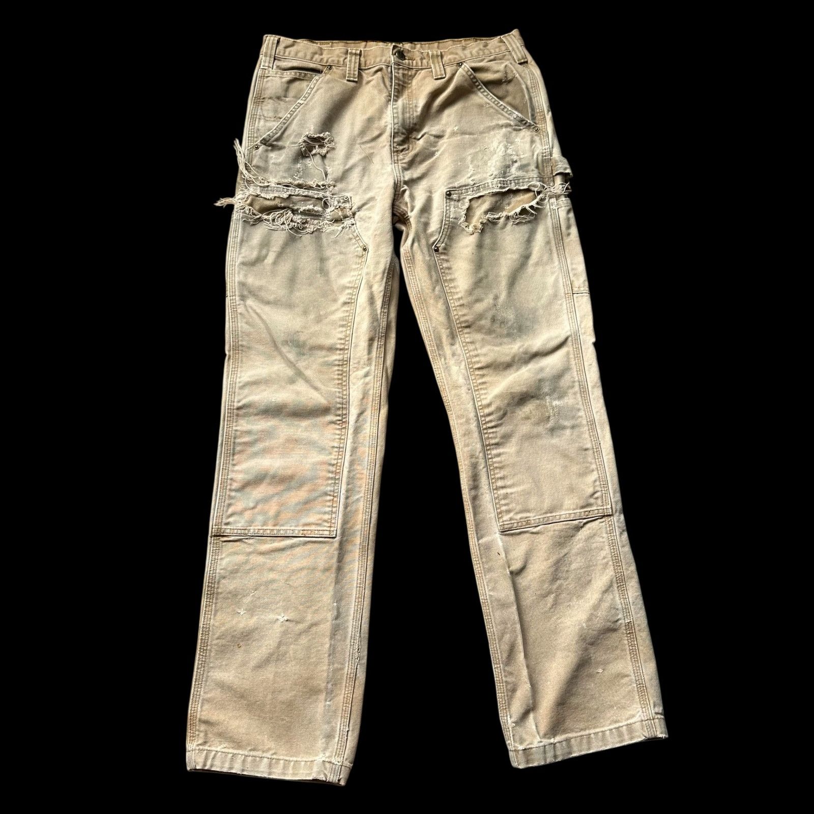 FI-Distressed Double Knee Pants (VerⅡ) FI-Distressed Double Knee Pants (VerⅡ) Vintage Distressed