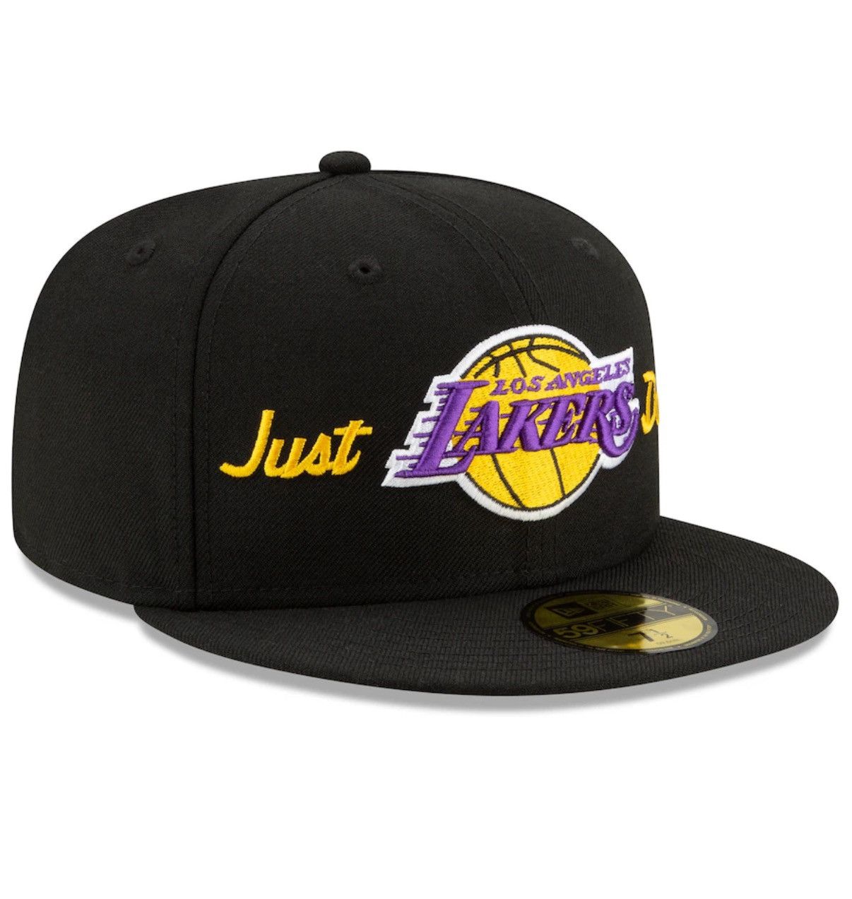 Just Don × New Era Just Don Los Angeles Lakers New Era 59Fifty Fitted Hat Size ONE SIZE - 3 Thumbnail