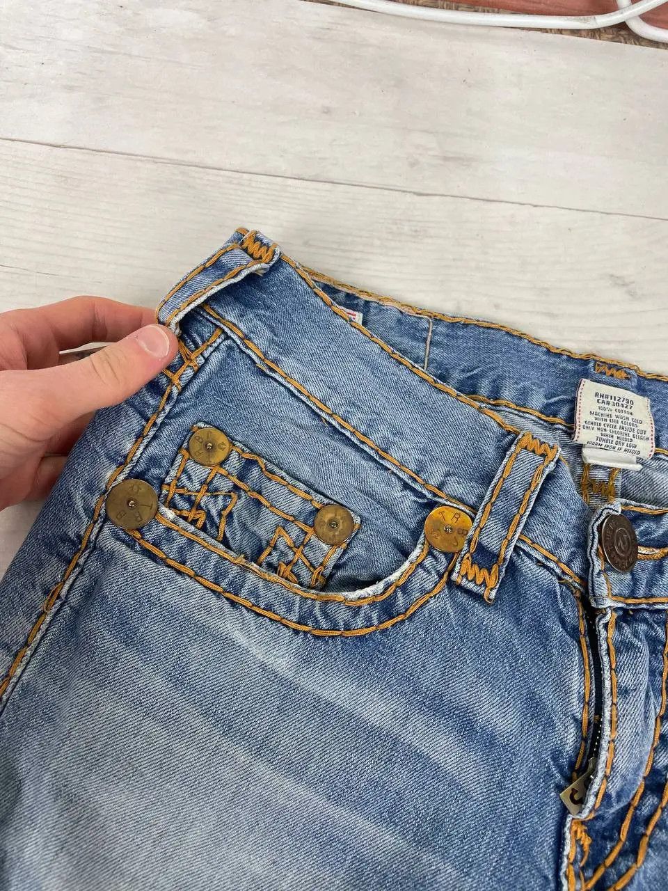 True Religion Vintage True Religion Denim Jeans Y2K Japan Size US 30 / EU 46 - 5 Thumbnail
