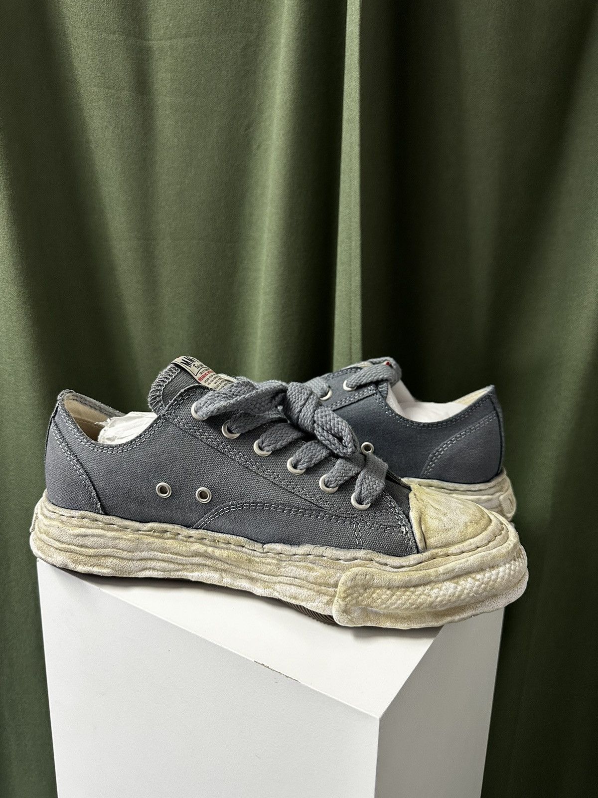 Maison MIHARA YASUHIRO Maison Mihara Peterson 23 OG Sole Canvas Low Dyed Black Size US 10.5 / EU 43-44 - 6 Thumbnail