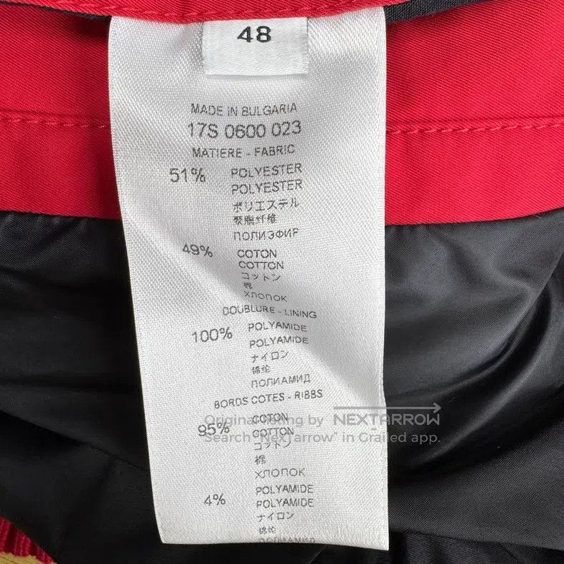 Givenchy Givenchy Size48 Red Zipper Pocket Hem Elastic Jacket Size US M / EU 48-50 / 2 - 5 Thumbnail