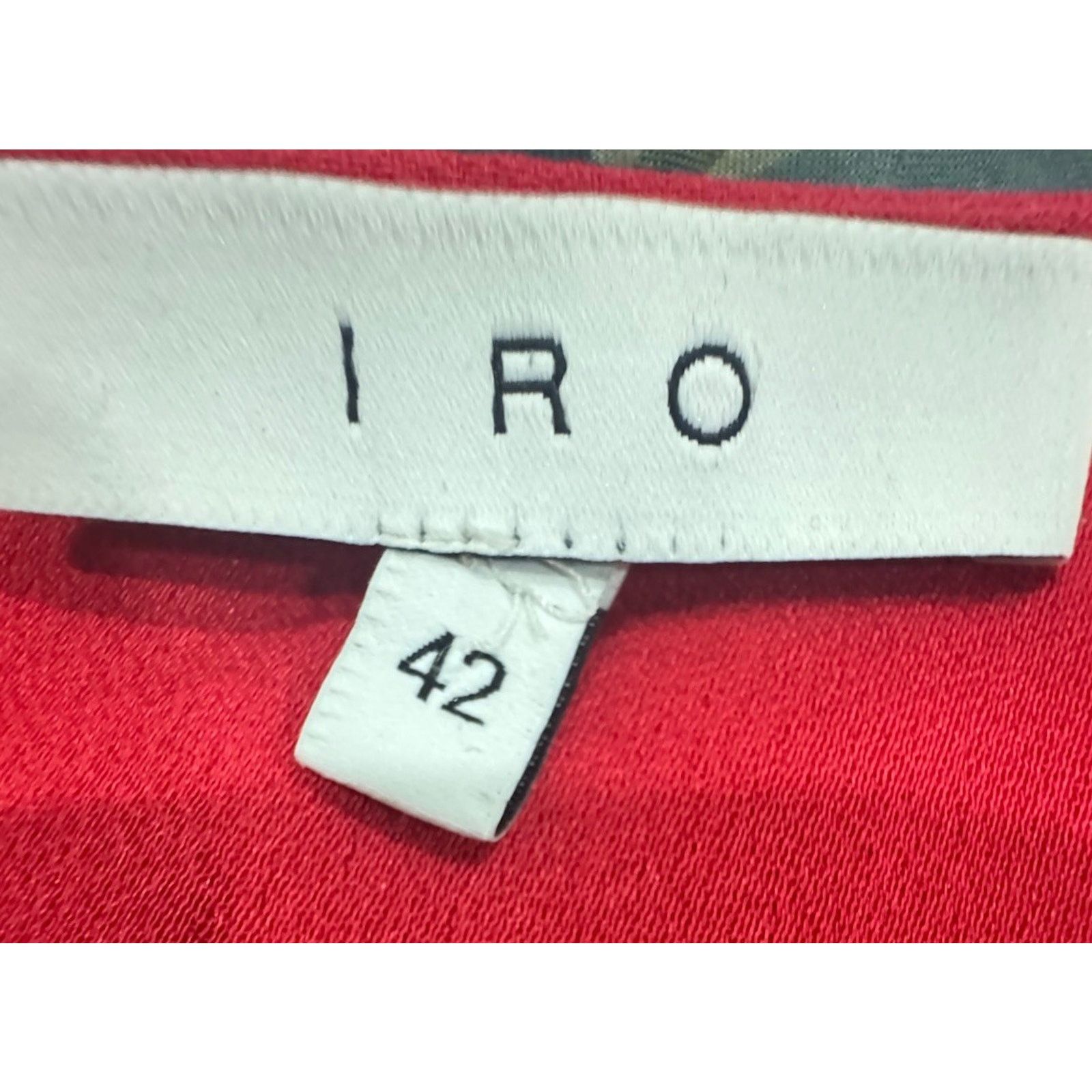 Iro IRO Ekima Red dress Size 42 Size M / US 6-8 / IT 42-44 - 7 Thumbnail